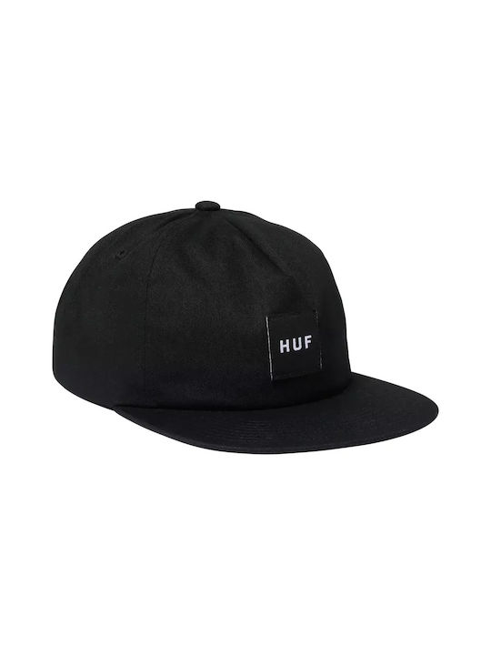 HUF Jockey mit geradem Schirm Schwarz