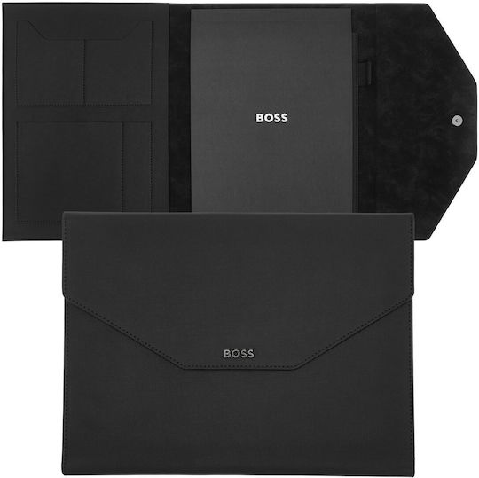 Boss Clipboard Conference for Paper A4 Black Folder 1pcs