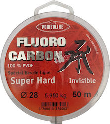 Powerline Fluorocarbon Fishing Line Transparent 50m / 0.8mm