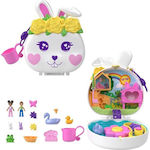 Mattel Miniatur-Spielzeug Flower Garden Bunny Compact Polly Pocket