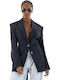 Boss Blazer pentru femei Sacou Albastru