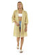 Verde Damen Kaftan Strand Yellow