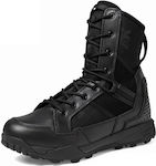 Militärische Stiefel Wildleder Schwarz