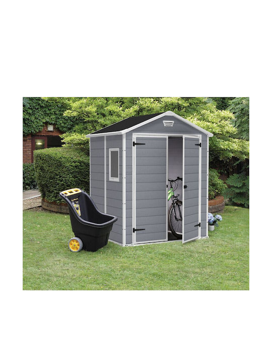Plastic Garden Shed M1.85xW1.52xH2.26m