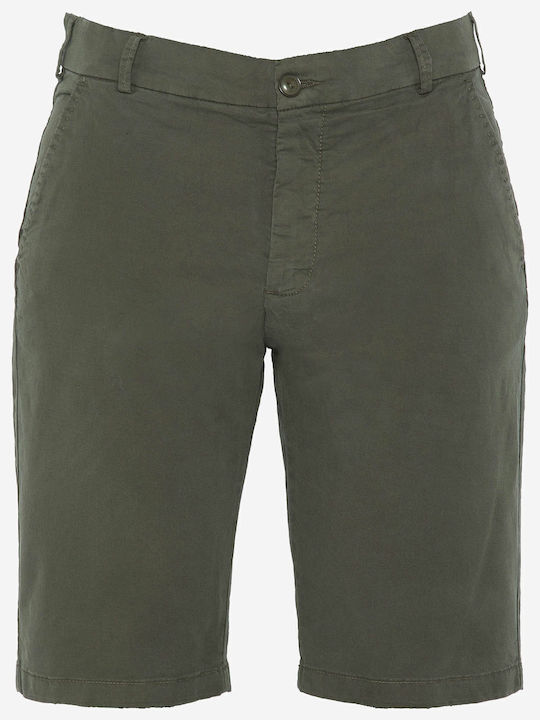 Schott Ανδρική Βερμούδα Chino Dark Khaki