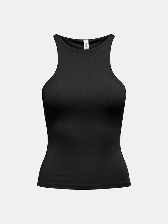 Only Damen Sportliches Bluse Langärmelig Black