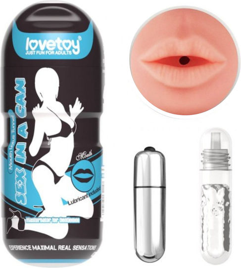 Lovetoy Masturbator Mouth με Δόνηση 10-3600509-02
