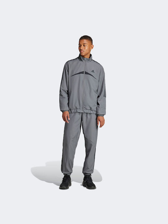 Adidas Woven Set Sweatpants with Rubber Grey