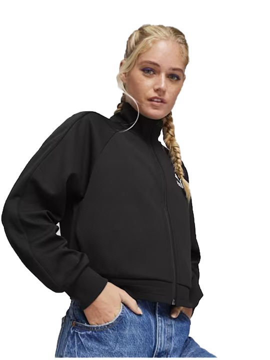 Puma Jachetă de femei Jachetă sport Negru