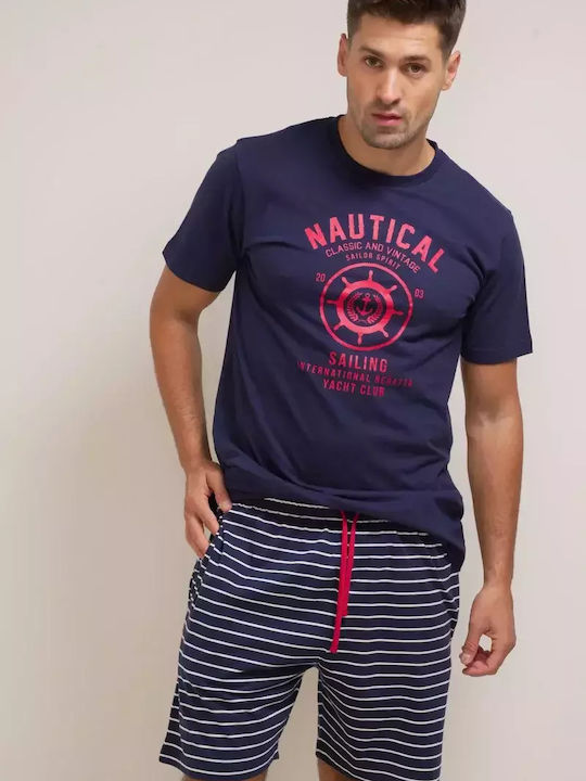 Bonatti Καλοκαιρινή Ανδρική Πιτζάμα Navy Μπλε