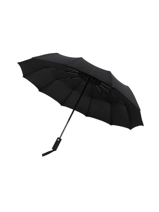 Tradesor Regenschirm Kompakt Schwarz