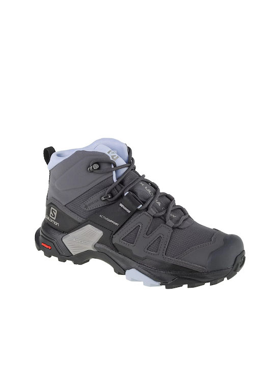 Salomon X Ultra 4 Femei Bocanci de Drumeție Impermeabil cu Membrană Gore-Tex Magnet / Negru / Zen Blue