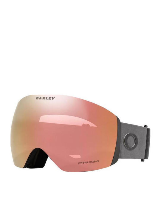 Oakley Flight Deck L Ski & Snowboard Goggles Kids Gray with Lens in Gray Color