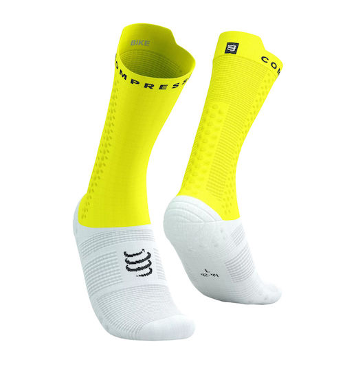 Compressport Pro Racing V4.0 Bike Șosete de ciclism Safe Fluo Yellow