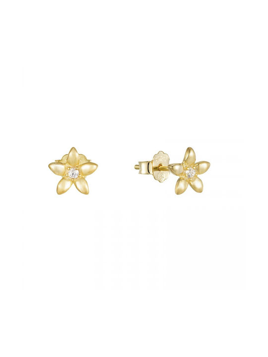 Prince Silvero Earrings made of Silver Gold Plated