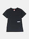 Kinder-T-Shirt Schwarz
