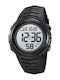 Skmei Digital Men's Watch 48mm Chronograph Battery with Rubber Strap Black/White