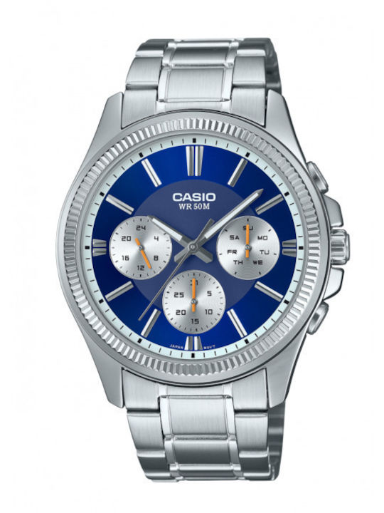 Casio Day Date Мъжки Часовник 38мм На Батерия с...