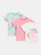 Set Kinder-T-Shirts Mehrfarbig