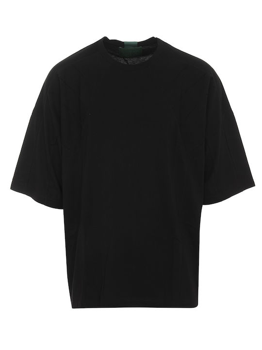 Nineteen Apparel Club T-shirt Bărbătesc cu Mânecă Scurtă Black