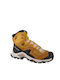 Salomon Quest Element Herren Wanderstiefel Wasserdicht mit Gore-Tex Membran Cumin / Bleached Sand / Saffron