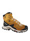 Salomon Quest Element Men's Hiking Waterproof Boots With Gore-Tex Membrane Cumin / Bleached Sand / Saffron