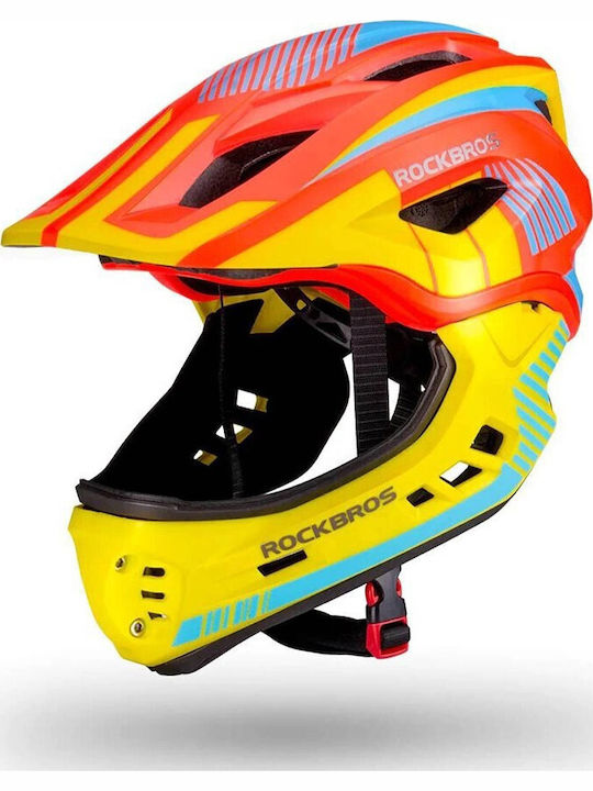 Rockbros Kids' City Bike Helmet Yellow