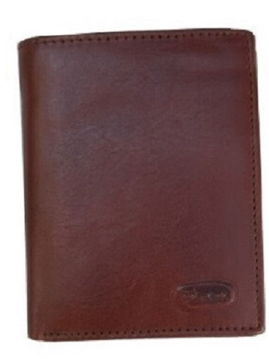 Leather Men's Wallet Classic Brown