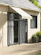 vidaXL Terrace Wall Tent Beige 1x1.5cm
