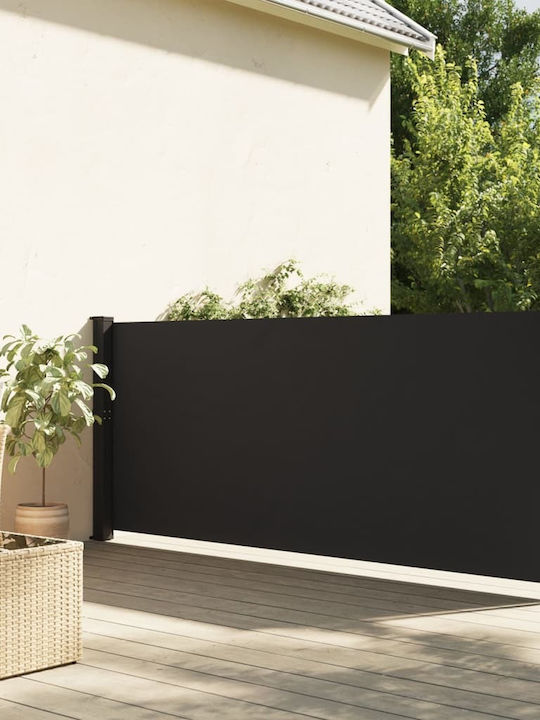 vidaXL Terrace Sideway Black 1.2x3cm