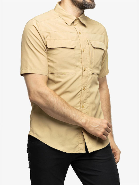 The North Face Men's Shirt Short Sleeve Khaki