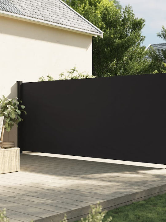 vidaXL Terrace Sideway Sunshade Roller Black 1....