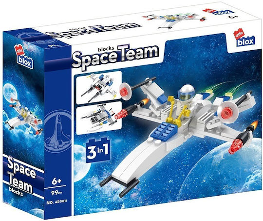 Alleblox Cuburi De Construit Space Team Pentru 6+ Ani 99 Bucăți