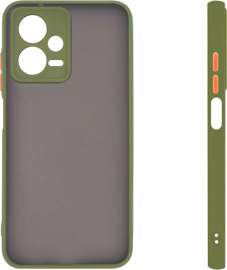 Sonique Stoßstange Silikon / Kunststoff Grün (Redmi Note 12 5G / Poco X5 5G)