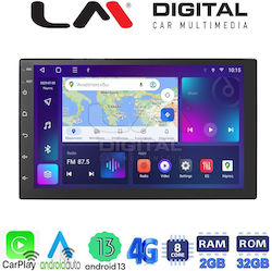 LM Digital Car-Audiosystem 2DIN (Bluetooth/USB/WiFi/GPS/Android-Auto) mit Touchscreen 7"