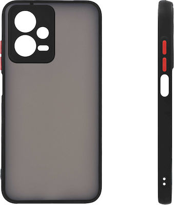 Sonique Color Button Bumper Silicone / Plastic Black (Redmi Note 12 Pro+)