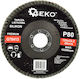 Geko Grinding Disc P60 for Grinding Metal, Aluminum and Construction Materials 125mm