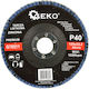 Geko Disc de șlefuire P40 Μetal 125mm