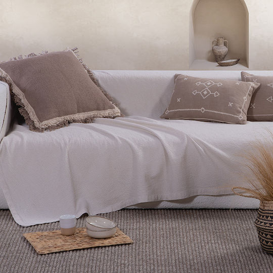 Nef-Nef Homeware Betty Τριθέσιου Καναπέ Π180xΜ300cm Ecru Nef-Nef Homeware Betty Τριθέσιου Καναπέ Π180xΜ300cm Ecru