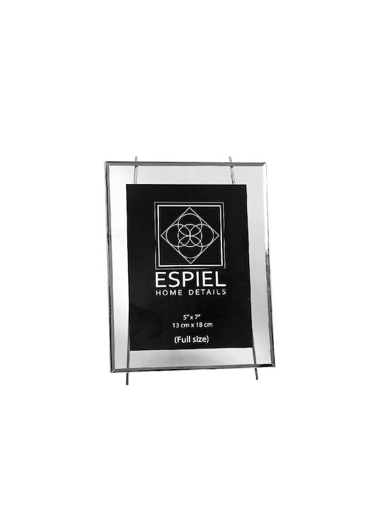 Espiel Frame Metallic 13cmx18cm with Silver Frame