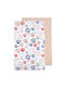 Viopros Tea Towel from 100% Cotton in Beige Color 40x60cm 2pcs