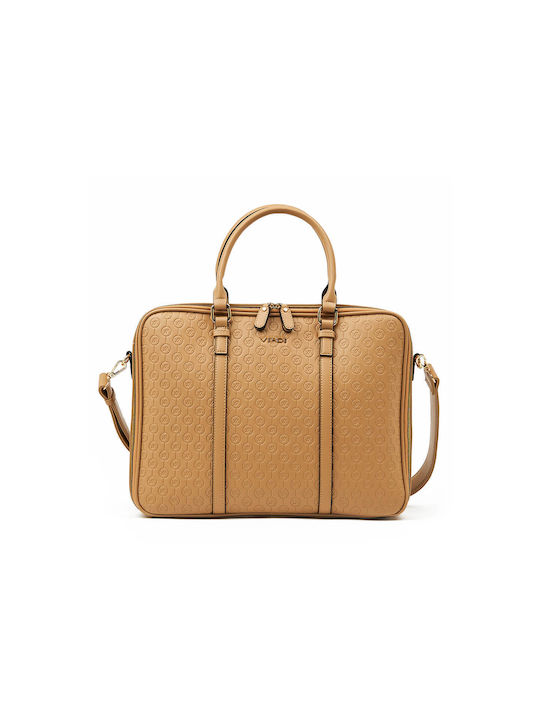 Verde Damen Tasche Hand Beige