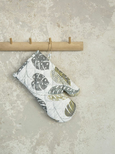 Nima Temple Oven Mitt Fabric Brown 1pcs