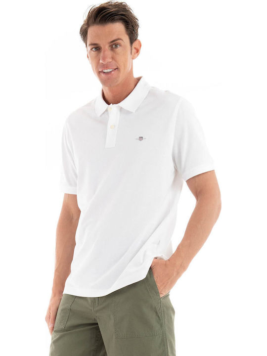 Gant Polo T-Shirt Weiß