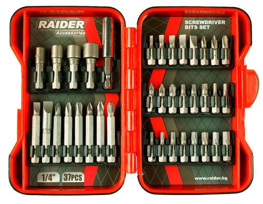 Raider Set 37 Screwdriver Bits