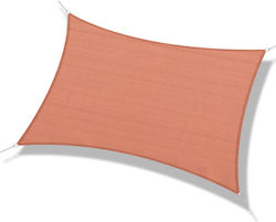 Outsunny Sonnensegel Rot 4x6m