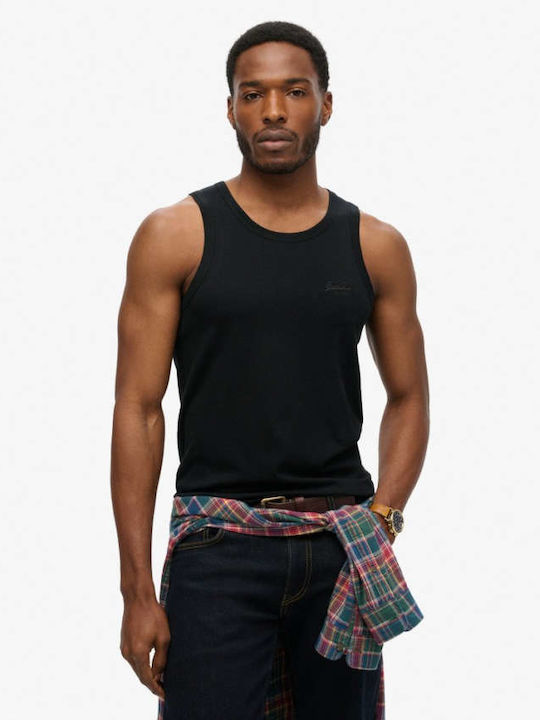 Superdry T-shirt Μαύρο