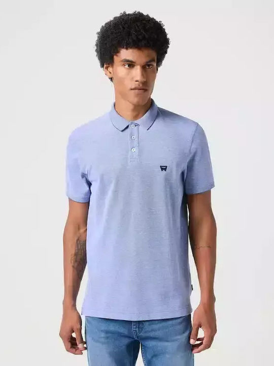 Wrangler Ανδρική Μπλούζα Polo Γαλάζια