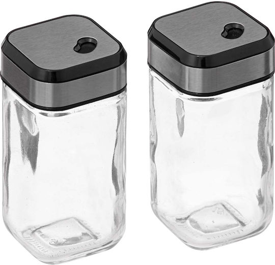 5Five Salt and Pepper Set Glass 2pcs