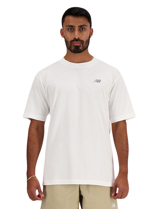 New Balance Αθλητικό T-shirt Λευκό